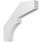 Ekena Millwork 3-in. W x 18-in. D x 18-in. H Monterey Architectural Grade PVC Knee Brace BRCP03X18X18MON - alternate 1